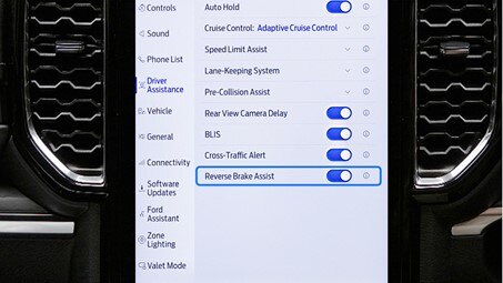 Auto Reverse Assistant Icon Reverse Brake Assist | Explore daily driving articles | Ranger