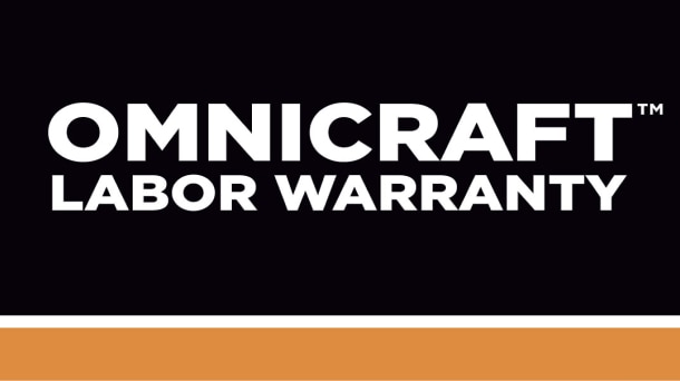 Omnicraft Labor Warranty logo.