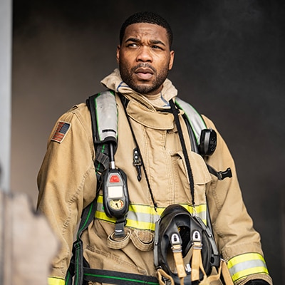 First Responder in uniform